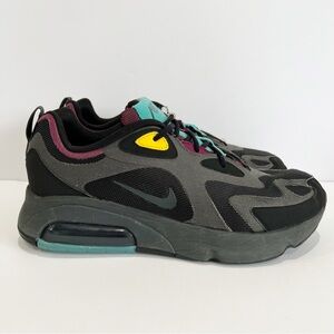 Nike Air Max 200 Black Blue Men’s 11 Athletic Shoe